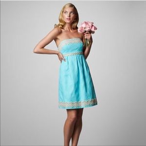 Lilly Pulitzer Jacquard Betsy Dress shortly blue